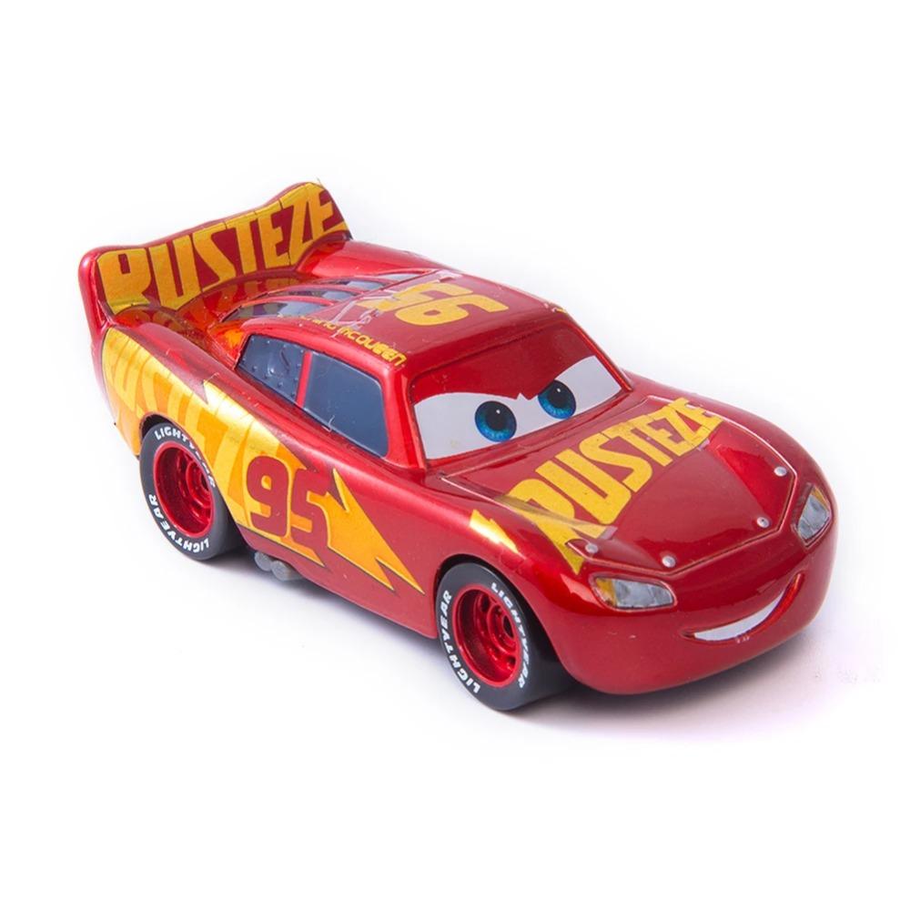 Carros Disney Pixar Carros Relâmpago McQueen Mate Jackson Storm O Rei Mate 1:55 Liga Metálica Modelo de Carro Brinquedo Brinquedos Presentes para Crianças