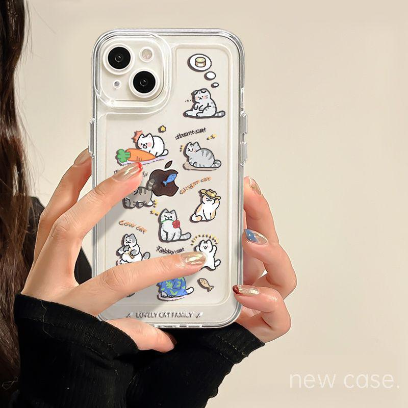 Applicable to iPhone11promax Apple phone case Huawei cartoon transparent 11r anti-drop 11pro dog cat