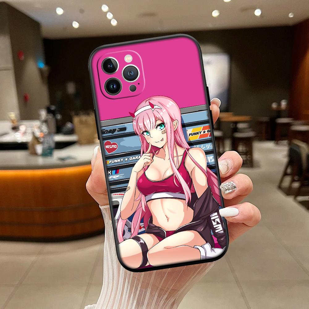 RA34 Zero Two New High-End Shell Phone Case for Redmi Note 10 11 12 Pro Max 10S 10C 10T 11A 11S 12S 12C