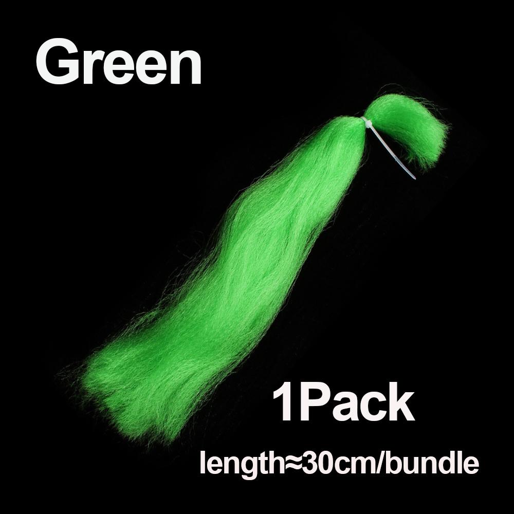 1 Pack 30Cm Crimped Kinky Minnow Fiber Streamer Fly Fibers Bucktail Jig Head Tying Material For Fly Fishing Trout Pike Bass Lure