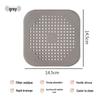Silicone Anti-Clog Kitchen Sink Strainer & Hair Catcher with Suction Cup