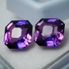 Natural Color Change Alexandrite 8-10 Ct Square Pair Certified Gemstone