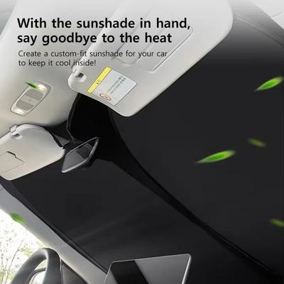 Car Front Window Sunshade UV Protection Shade Sun Protector Windshield Visor Cover Auto Curtain Sunshade Accessories Car Parts
