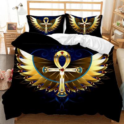 Engel Flügel Bettbezug Set Engel Märchen Thema Für Kinder Jugendliche Gib Niemals Auf Doppel Queen King Size Polyester Steppdeckenbezug