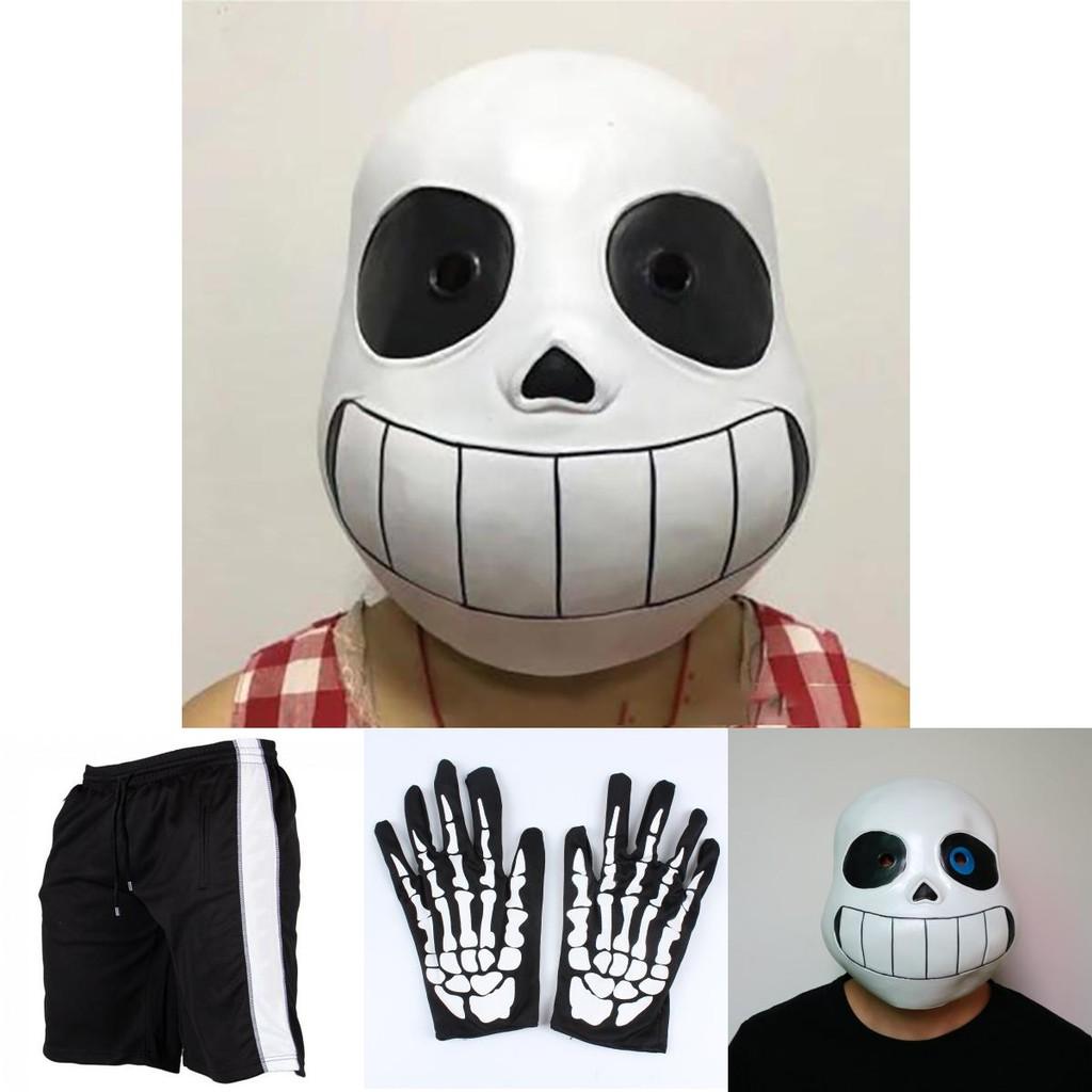 Stylish Game Undertale Sans Cosplay Costume Hoodie Set With Gloves And Stockings