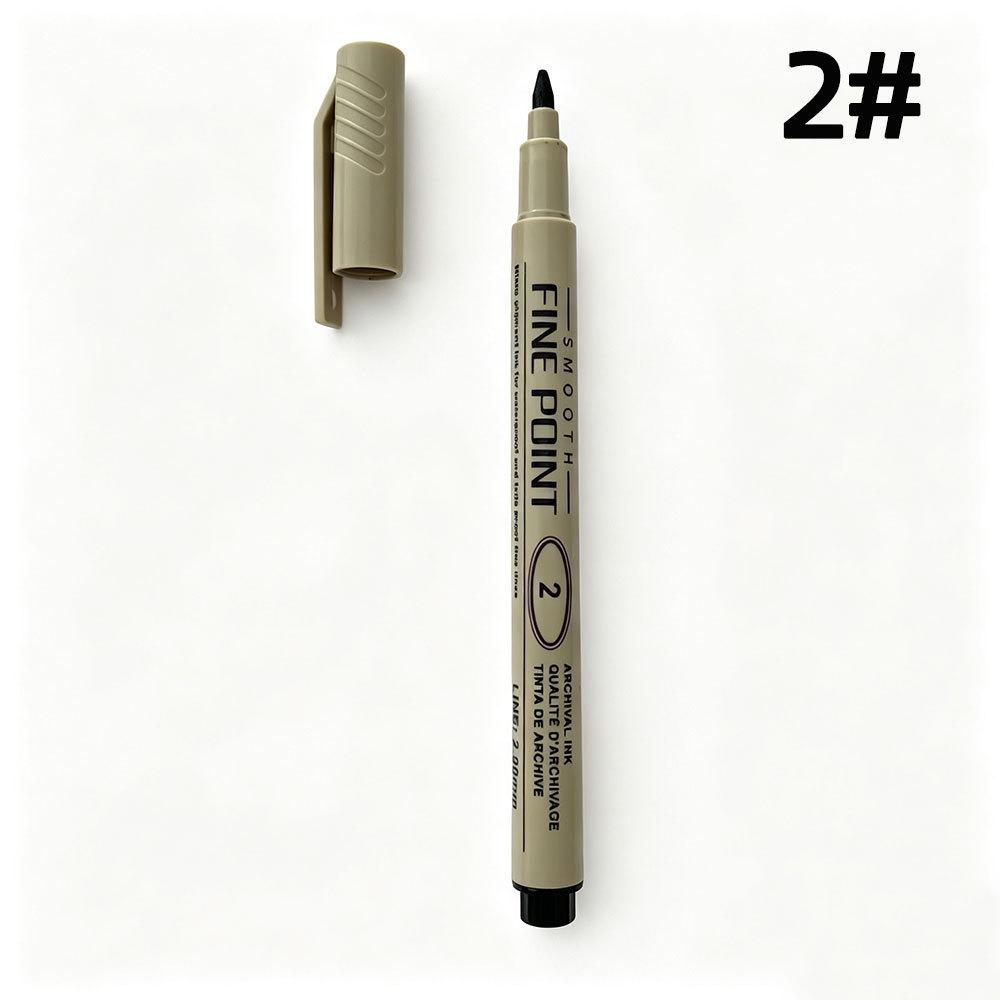 Waterproof Quick-Dry Black Fine-Liner Pen for Manga Art and Outlining