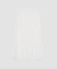 Deolil Wavy Linen Long Skirt_Ivory