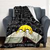 1pc Jake the Dog Flannel Throw Blanket HD Printed Lightweight Soft Warm All Season Blanket for Sofa, Bed, Travel, Camping Machine Washable