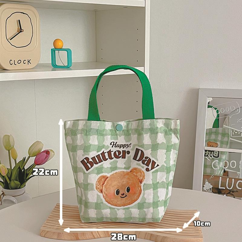 Adorable Kitty Canvas Tote Bag - Perfect for Students and Women