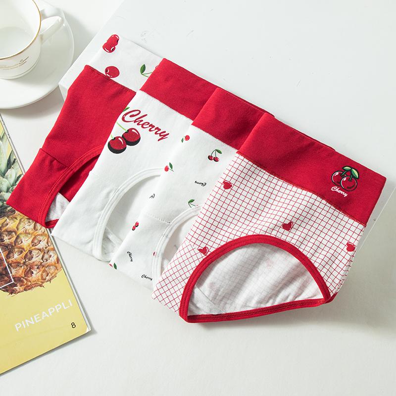 4 sztuki majtek damskich bawełnianych z wysokim stanem bielizna dziewczęca majtki seksowna kobieca oddychająca bielizna