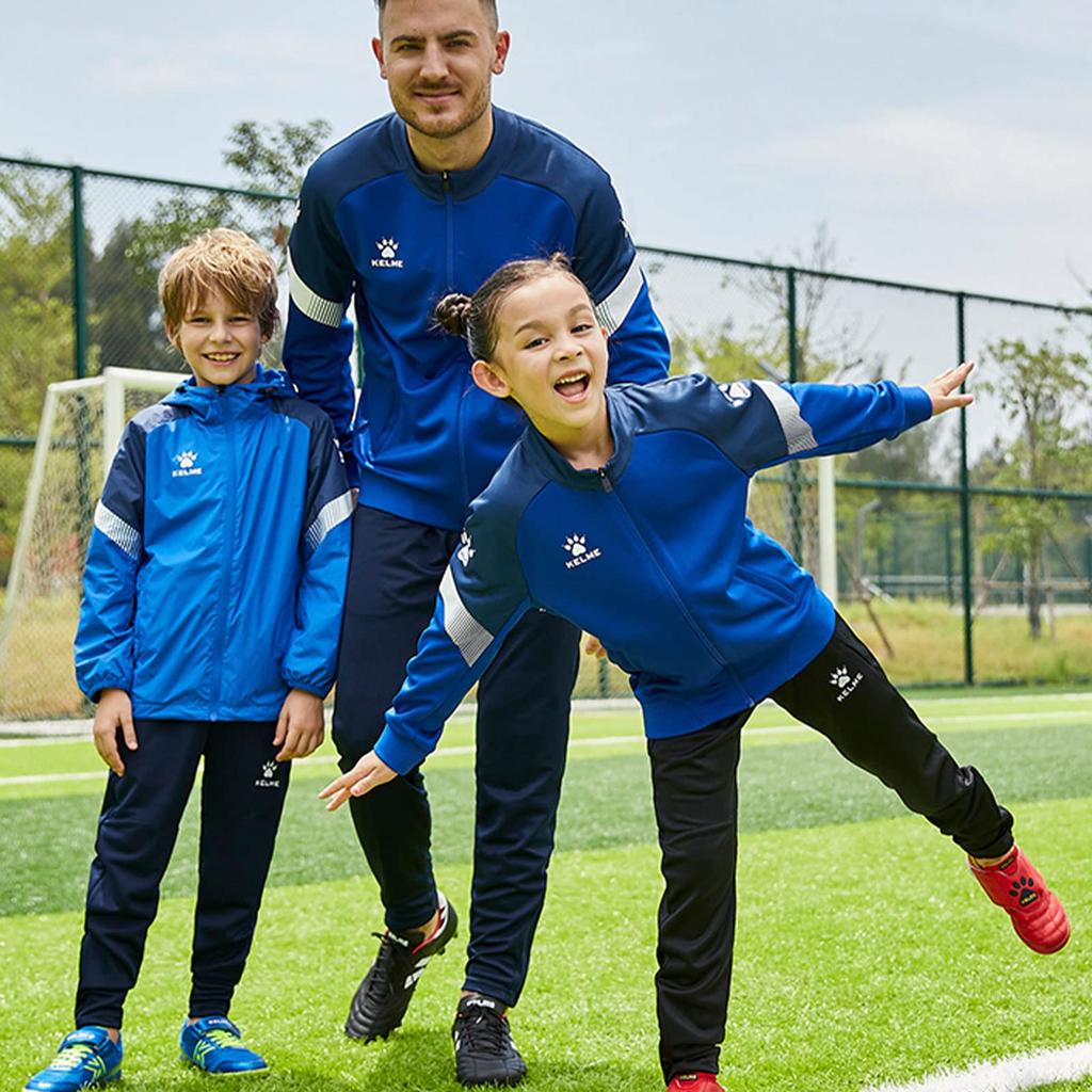 Kelme Sweatpants, Lauf-Jogginghose, Outdoor-Langhose, Slim Fit, Aktive Fitness (Schwarz, 2XL)