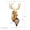 Deer Antler Wall Lamp: European Creative Lighting for Living Room, TV Background, or Bedside Décor