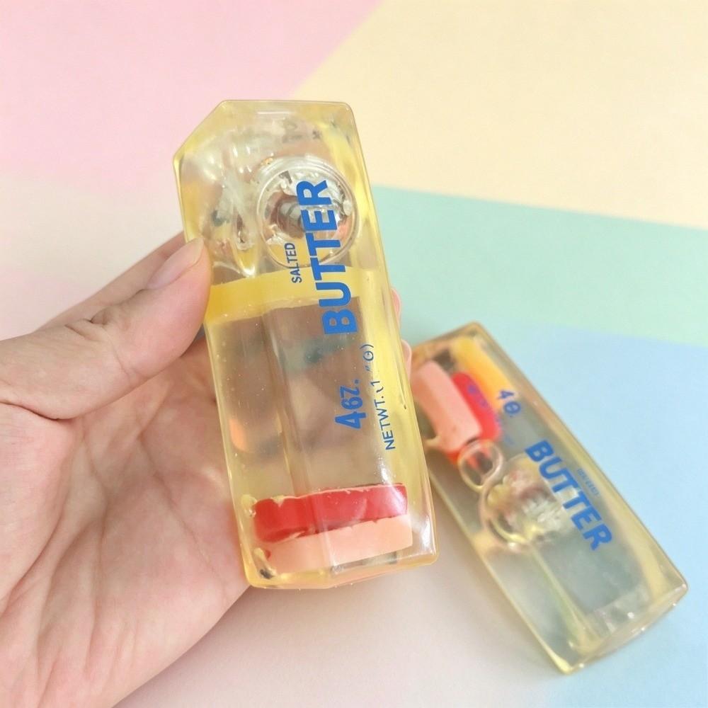 Lights Up Butter Stick Squishy Toy Slow Rebound Fidget Toy Butter Stick Squeeze Toy  Office