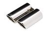 Jass Performance Muffler Stainless Steel Mirror for Honda Cutter, Polish, ND5RC/NDERC/ND5RE/NDERE (JP-6081)