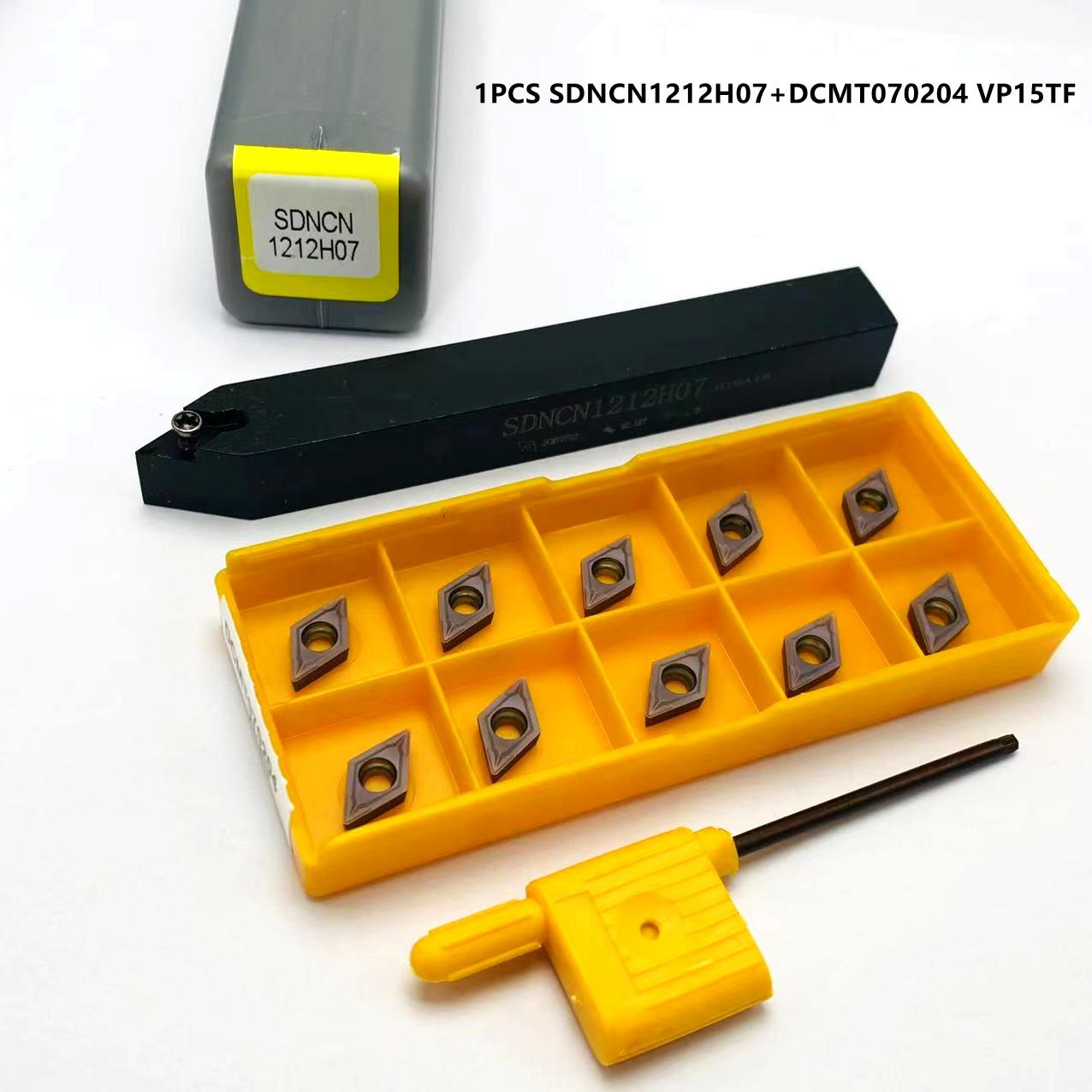 

SDNCN1010H07 SDNCN1212H07 SDNCN161H07 SDNCN2020K07 Зовнішній тримач інструменту для автомобіля. dcmt070204 Різальна пластина з твердого сплаву для CNC токарного верстата