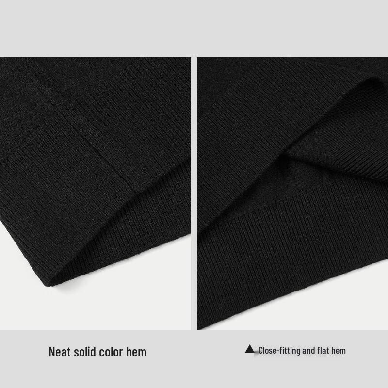 HLA Men's High Neck Knit Pullover Sweater