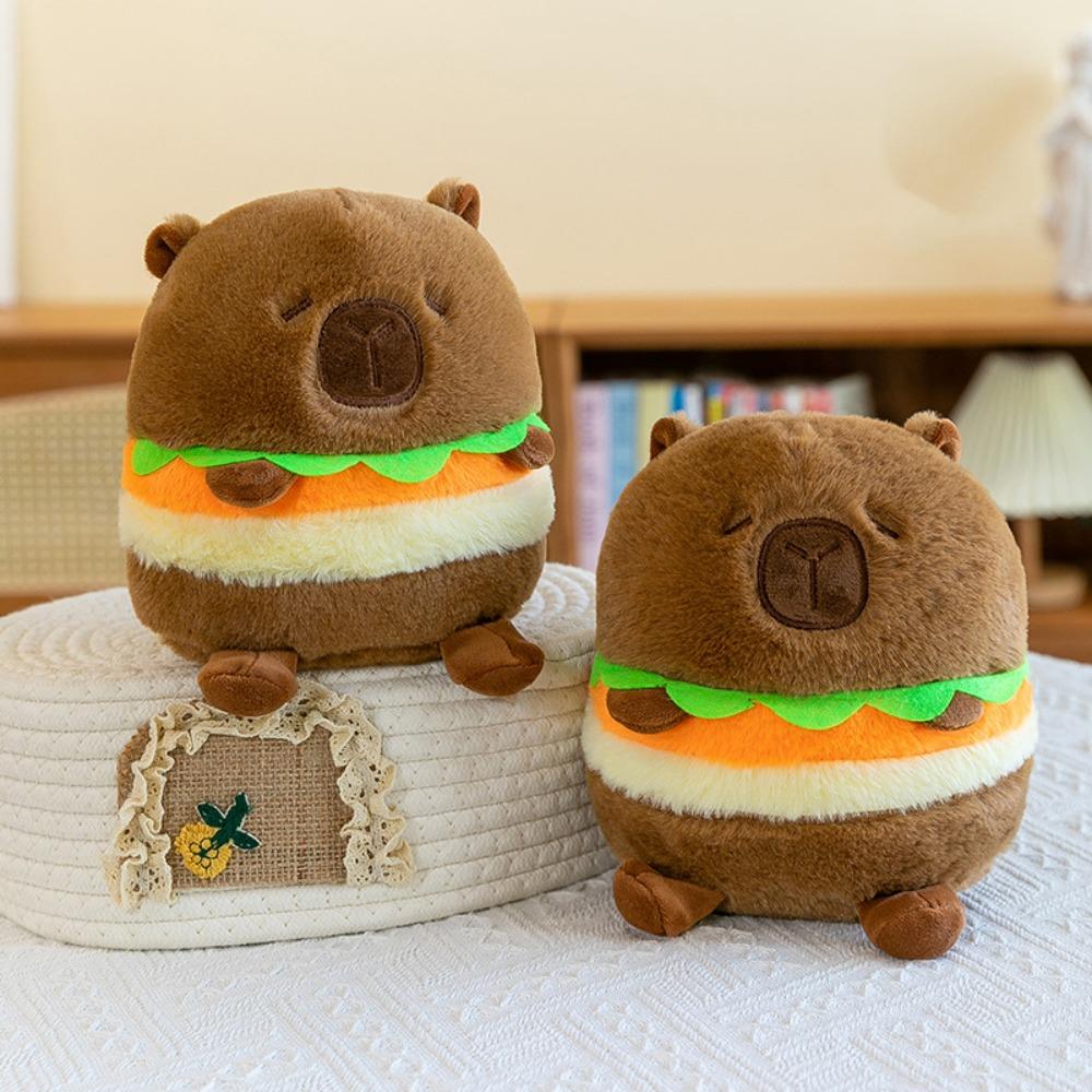 Simulation Bread Capybara Pillow 20~36CM Kapibala Plush Doll Kawaii Stuffed Plush Toy