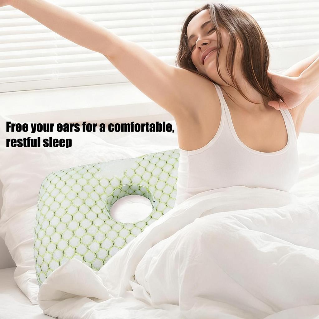 Donut Pillow For Ear Ear Piercing Side Sleeping Pillow Side Sleeping Cushion For Traveling Airplanes Car Home Adults Seniors