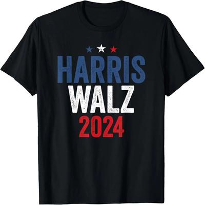 Harris Walz 2024 Vintage Distressed Kamala Harris Walz 2024 T-Shirt