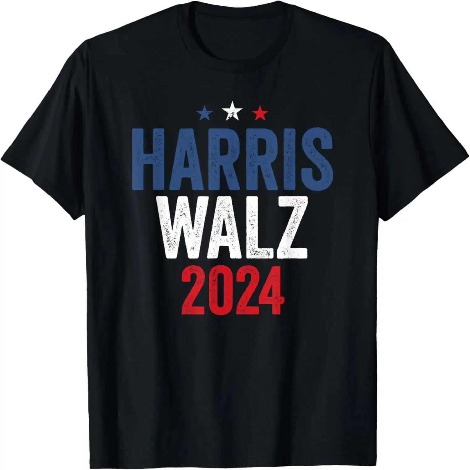

Harris Walz 2024 Vintage Distressed Kamala Harris Walz 2024 T-Shirt XXXXXL чорний