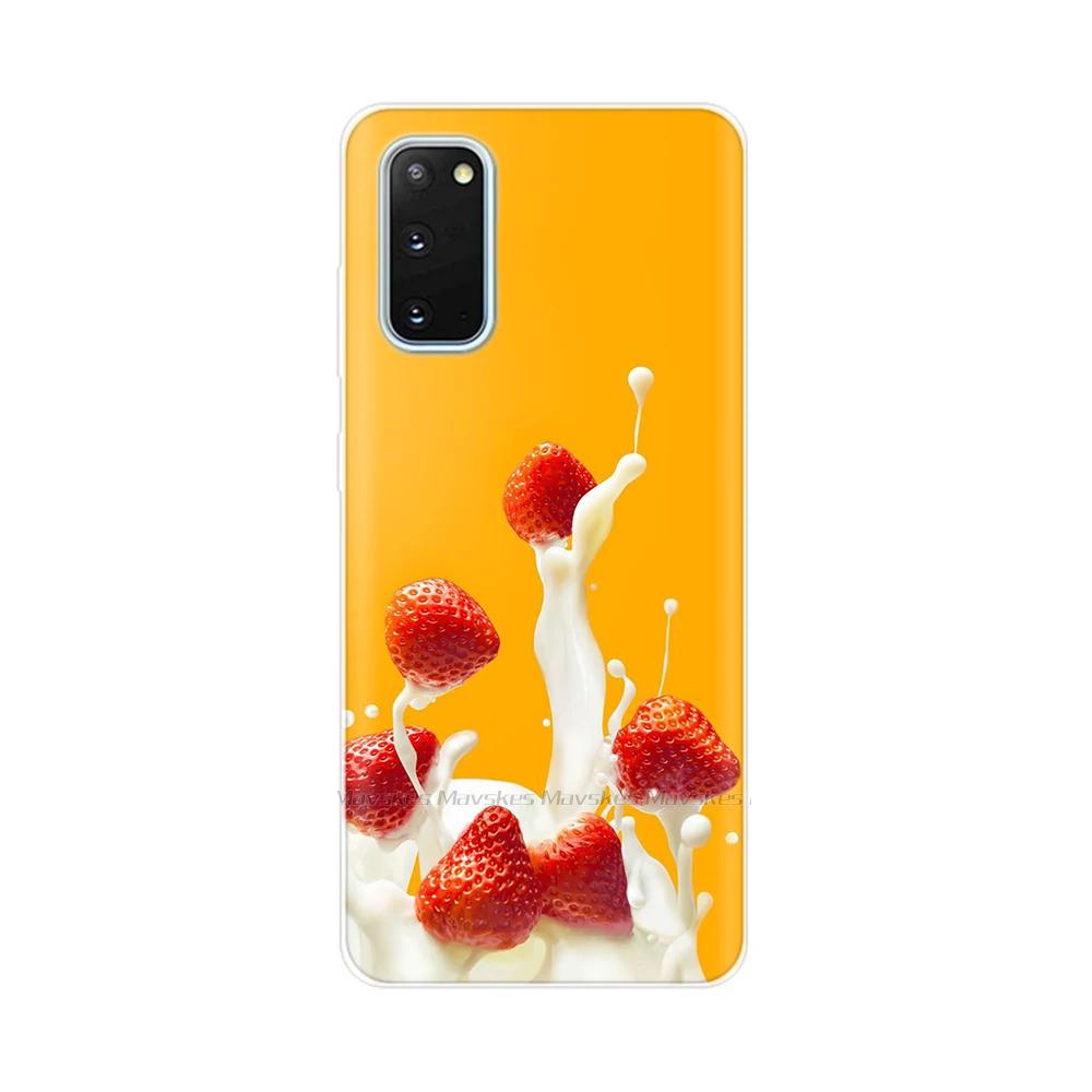 For Samsung Galaxy S20 FE Case S20 Ultra Silicone Back Cover Soft Tpu Phone Case For Samsung S20 FE Case S 20 Plus Cover Bumper