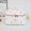 Women's Large Capacity Quilted Makeup Bag - Portable, Ultra-Light, Multi-Layer Storage with Niche Design