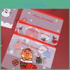 Charming Christmas Transparent Pencil Pouch Pvc Bag Organizer For School Supplies