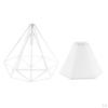 Metal Diamond Bulb Guard Lamp Cage Light Lampshade 12 Colors
