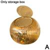 Transparent Spherical Coffee Capsules Storage Box Large Desktop Open With Capacity Decoration Lid Jar Organizer Candy Snack D5p0