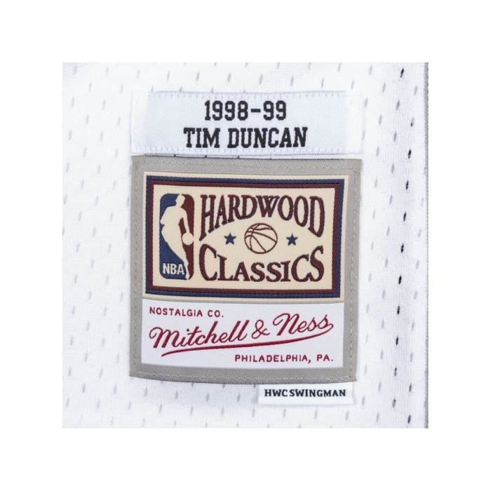 T-shirt - Mitchell &amp; Ness - Sa Spurs - Blanc - Regular - Manches courtes