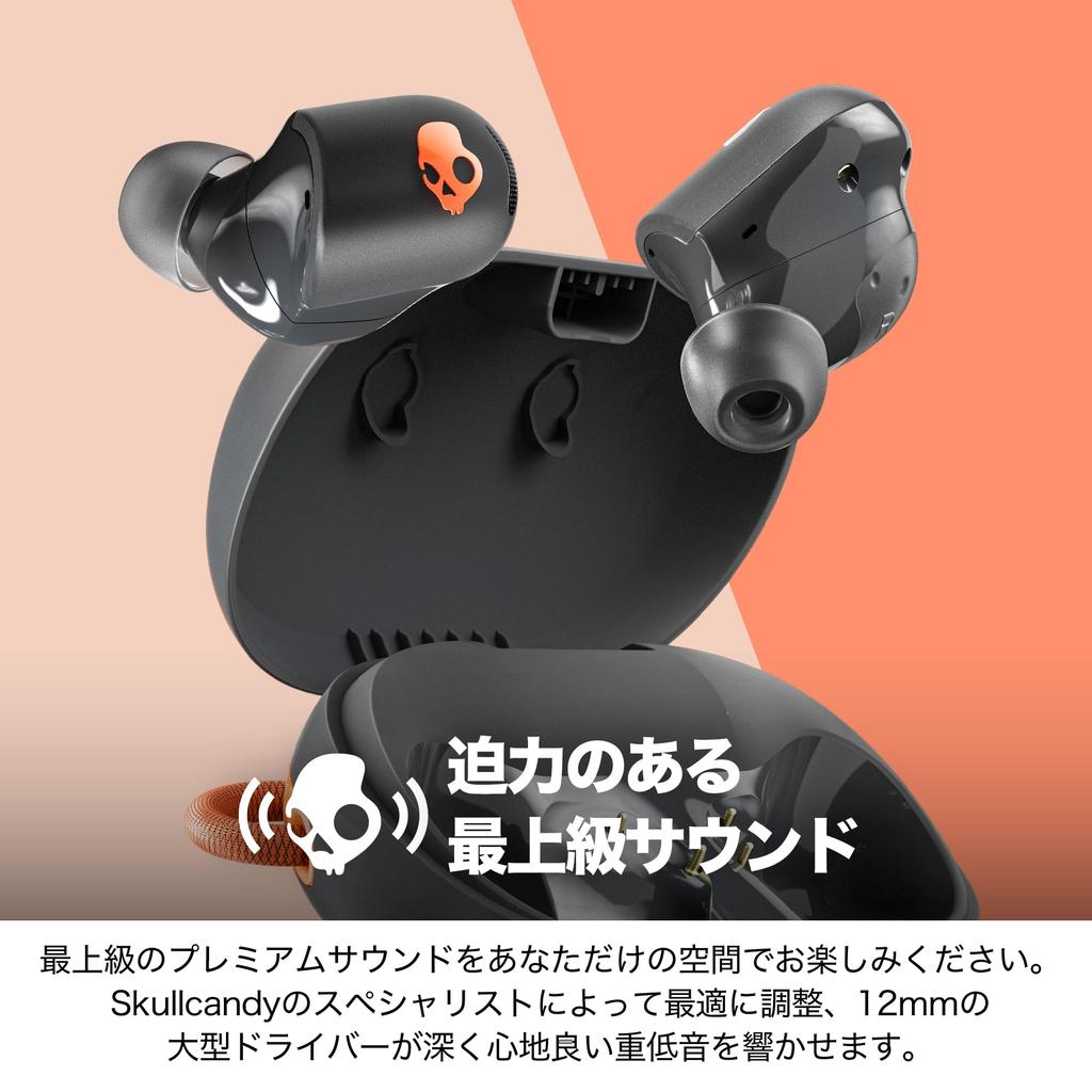 Official Skullcandy Sesh ANC Active Wireless Earbuds, Noise Cancelling, Bluetooth 5.3 with Mic, Low Latency Mode, Ambient Sound Capture, Custom