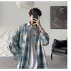 2024 Checkered Long Sleeved Shirt Ins Loose Shirt Men'S Summer Trend Versatile Casual Jacket
