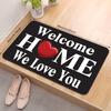 1PC Welcome Home Charactor Door Mats Kitchen Rugs Non-Slip Pop Design Bedroom Rugs Bath Mat Carpet for Home Sink Laundry Decor