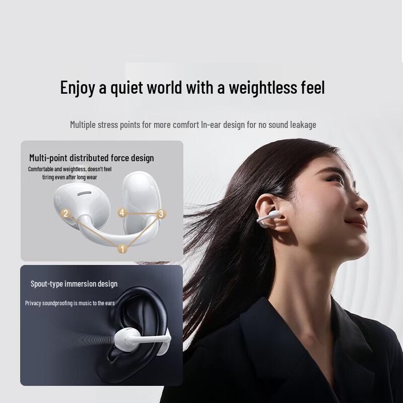 UGREEN S8 Open-Ear Clip-on Bluetooth Earphones with ANC