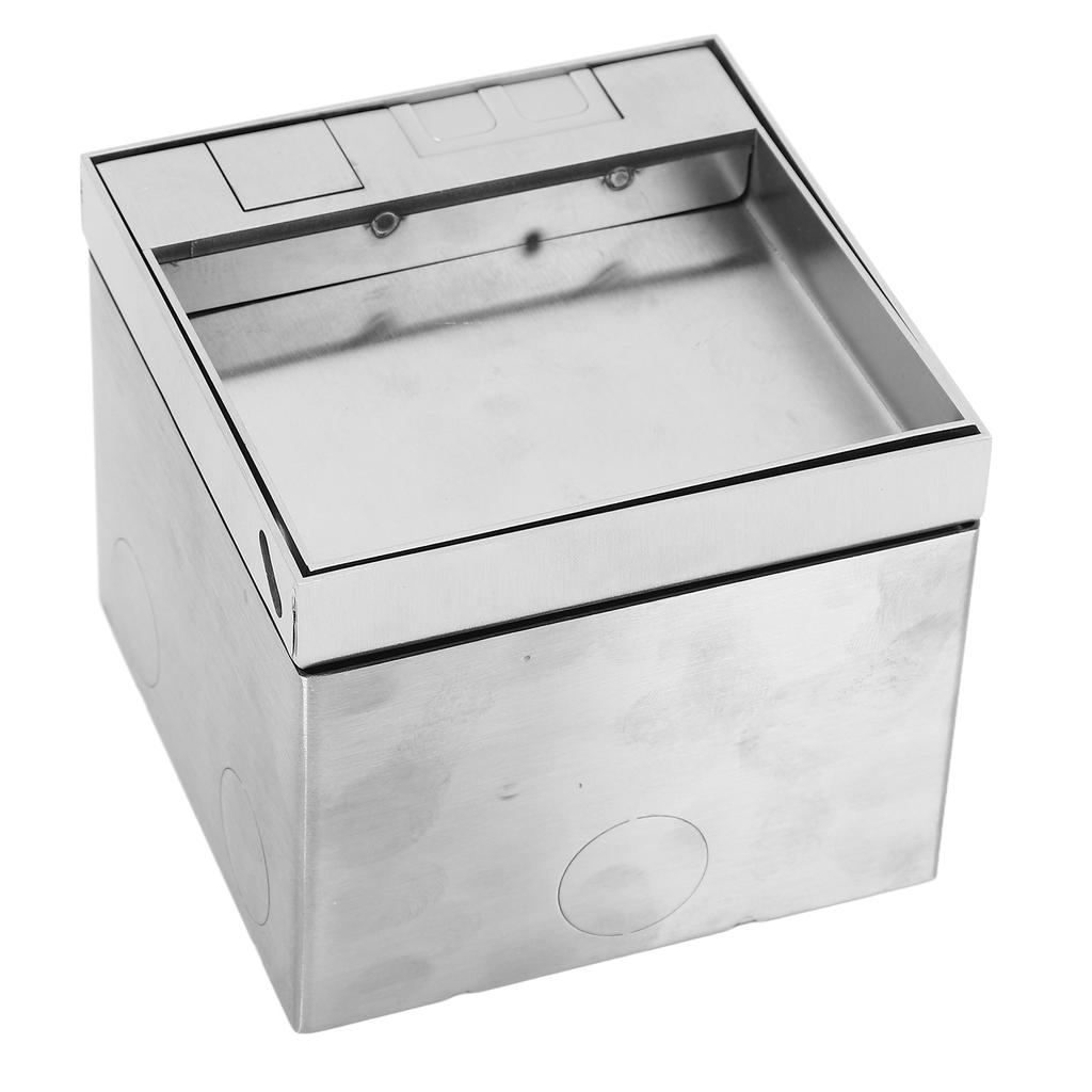 Concealed Socket 3 Holes Floor Outlet Waterproof Electrical Outlet Box for Conference Room Counterto