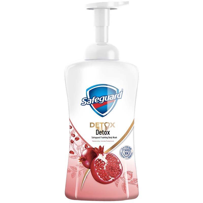 Safeguard Rejuvenating Pomegranate Foam Body Wash