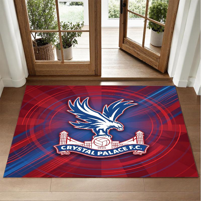 Crystal Palace Design Crystal Velvet Rug Soft Decorative Mat for Bedroom Entrance