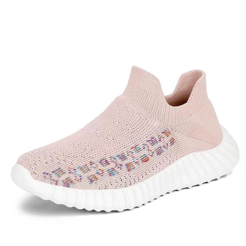 Outdoor Walking Footwear for Toddler Children Kids Sneakers Summer Running Shoes Knit Breathable Lightweight Comfy Athletic
