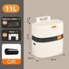 Neuer 11/13L Badezimmer Hänge-Mülleimer Wandmontierter Abfallkorb mit Deckel Wasserdichter Schmaler Mülleimer Toilettenabfall Müllbehälter