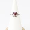 Stainless Steel Dried Flower Round Rings For Women Eternal Flower Open Finger Ring Jewelry Wedding Band Gift Wholesale New