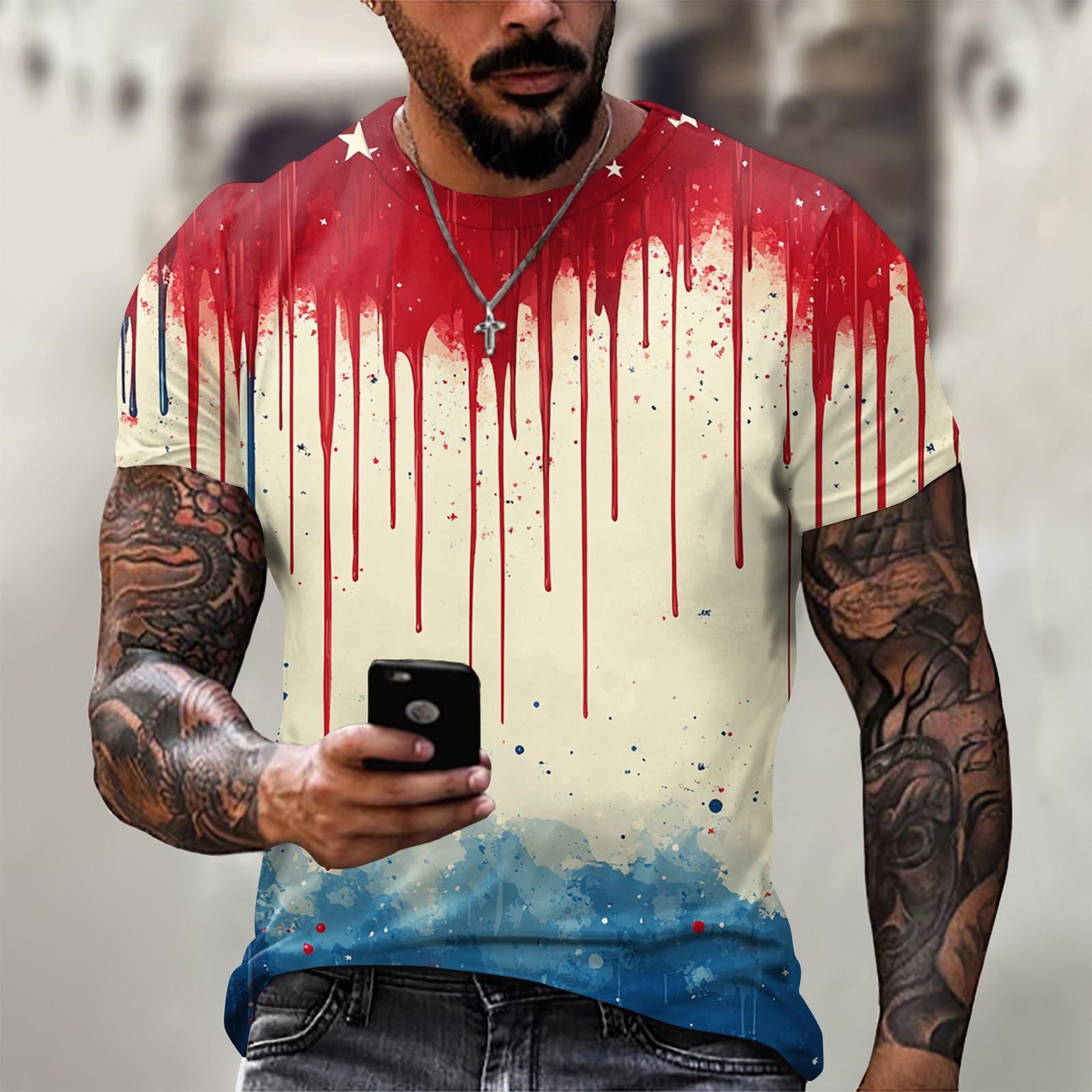 

Летняя мужская популярная футболка с круглым вырезом и коротким рукавом с принтом L хаки