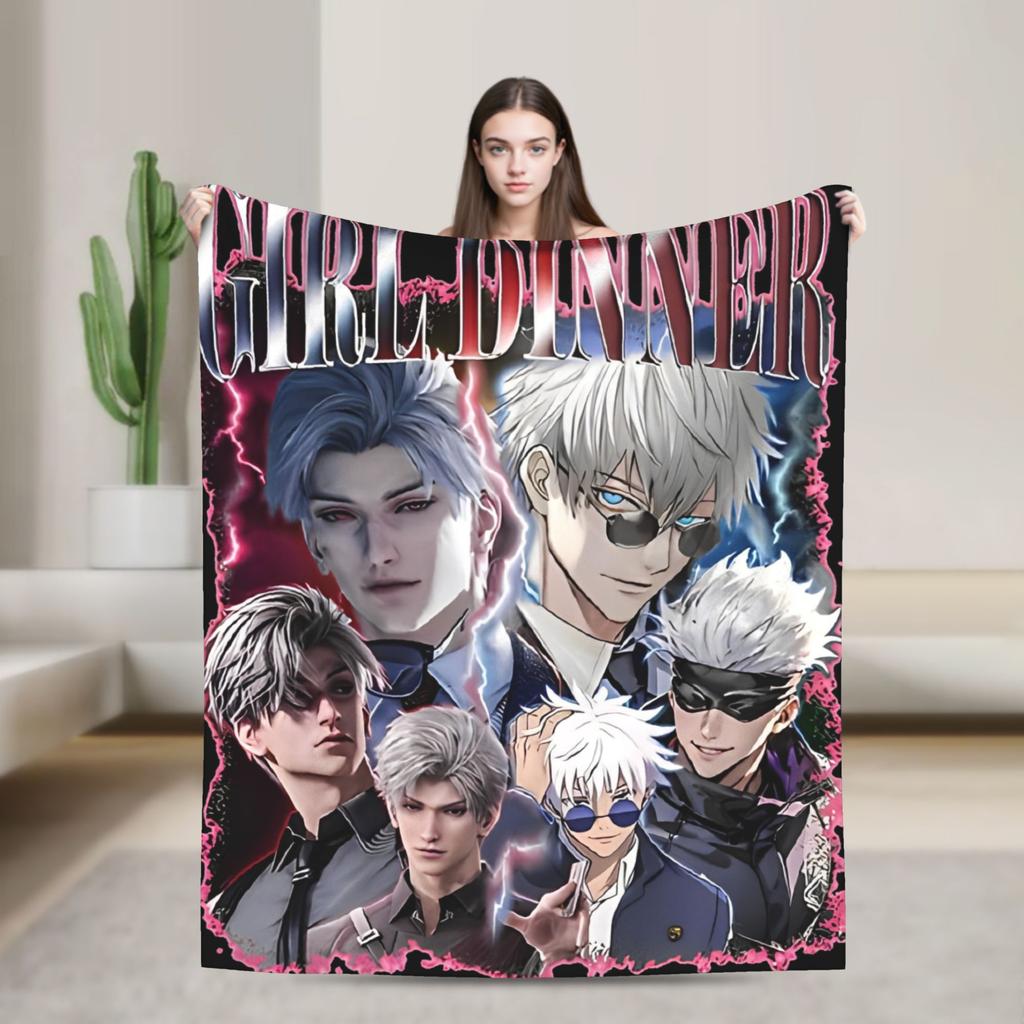 Love and Deepspace Sylus Game Blanket Plush Vintage Warm Throw Blankets for Coverlet Autumn/Winter
