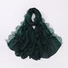 Solid Color Muslim Chiffon Jersey Hijab Soft Scarf Shawls Versatile Women Headscarf  Muslim