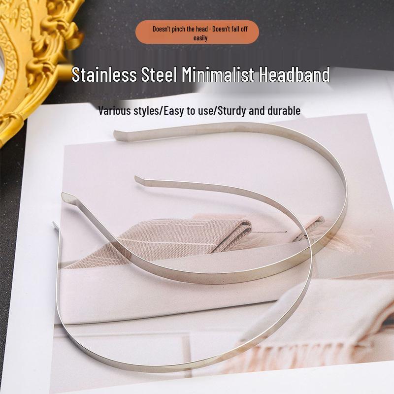 DIY Stainless Steel Metal Headband - Korean Hair Accessories and Headwear