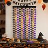 Scary Halloween Rain Curtain Plastic Spooky Party Curtain Wall Decor Realistic Bat Party Background Halloween Festive Party