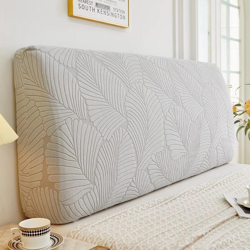 Solid-color Elastic Headboard Cover All-inclusive Headboard Cover Bedroom Dust-proof Cover Backrest Protection Sleeve