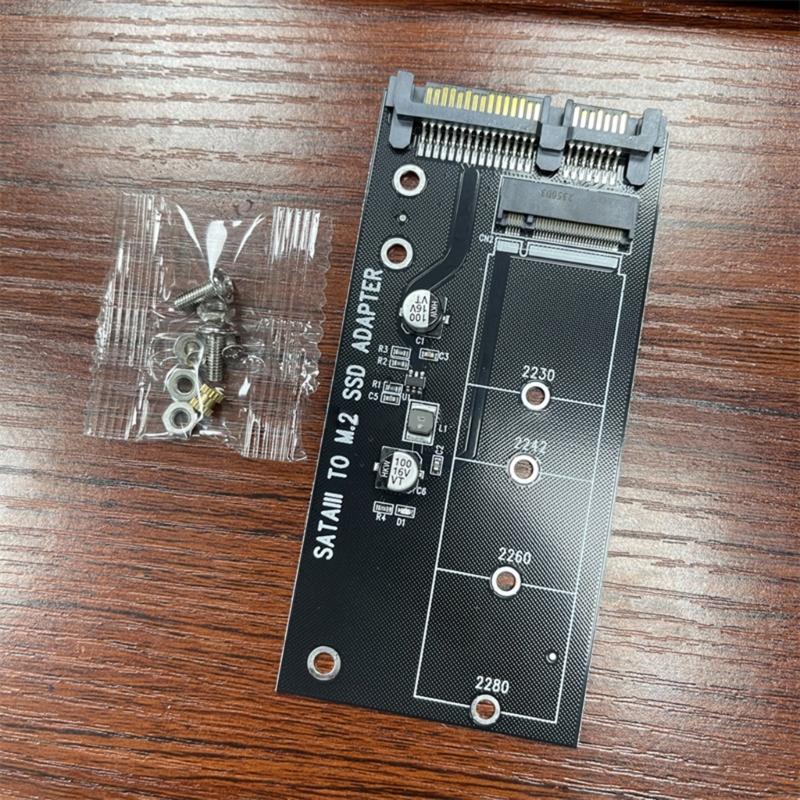 M.2 SATA NGFF to SATA3.0 Hard Drive Adapters Board M.2 to SATA Adapters M.2 NGFF to SATA3.0 SSD Adapters B Key NGFF SSD