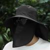 Outdoor Sport Hiking Visor Hat UV Protection Face Neck Cover Mountain Climbing Fishing Camping Sun Protect Caps