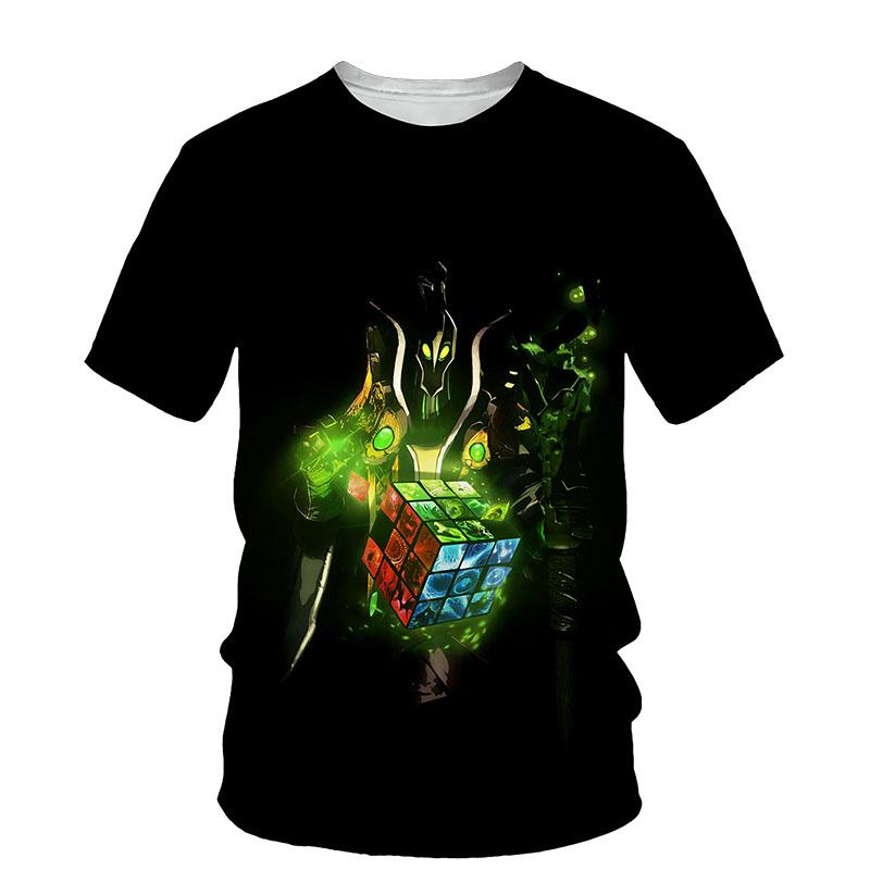 

Футболка с рисунком кубика Рубика и 3D-принтом для мужчин, летняя трендовая футболка с коротким рукавом и круглым вырезом, повседневный мужской топ в стиле хип-хоп 5XL