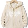 Streetwear Fashionable Zipper Hoodie Casual HIP HOP Hoodies Jackets Boys Girls Y2k Zip Up Sweatshirt Spring Autumn